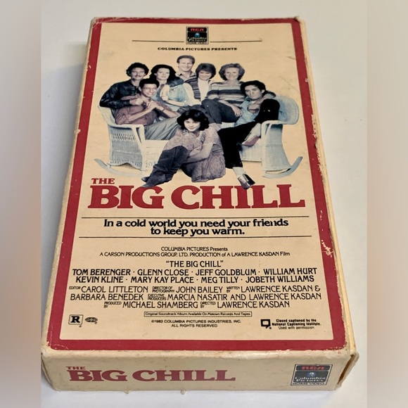 THE BIG CHILL Vintage 1983 Movie VHS Cassette Tape - Picture 4 of 8